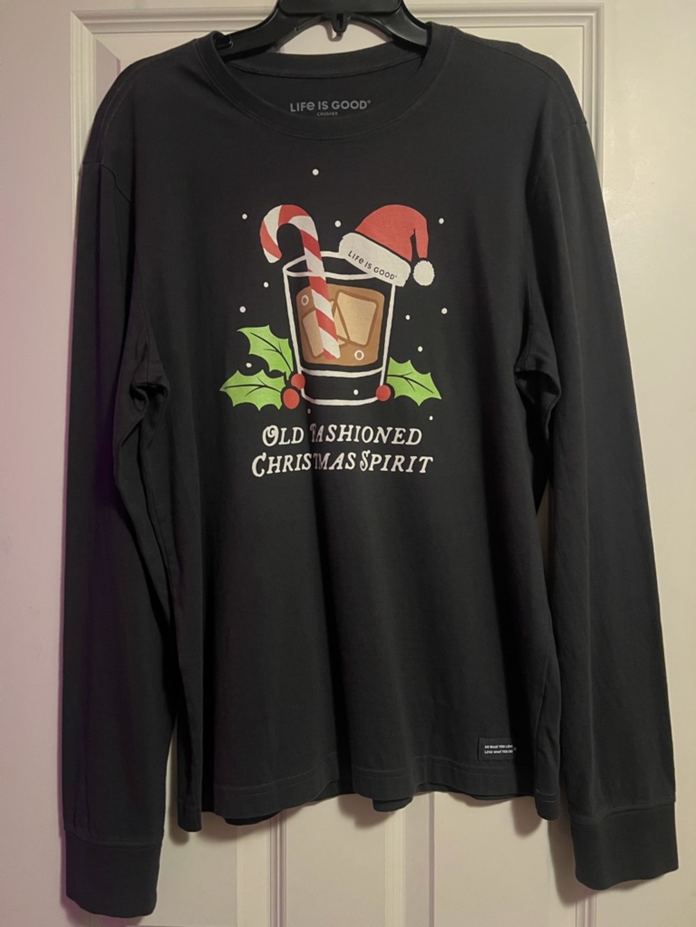 Life Is Good Men's Christmas Long Sleeve Size Medium